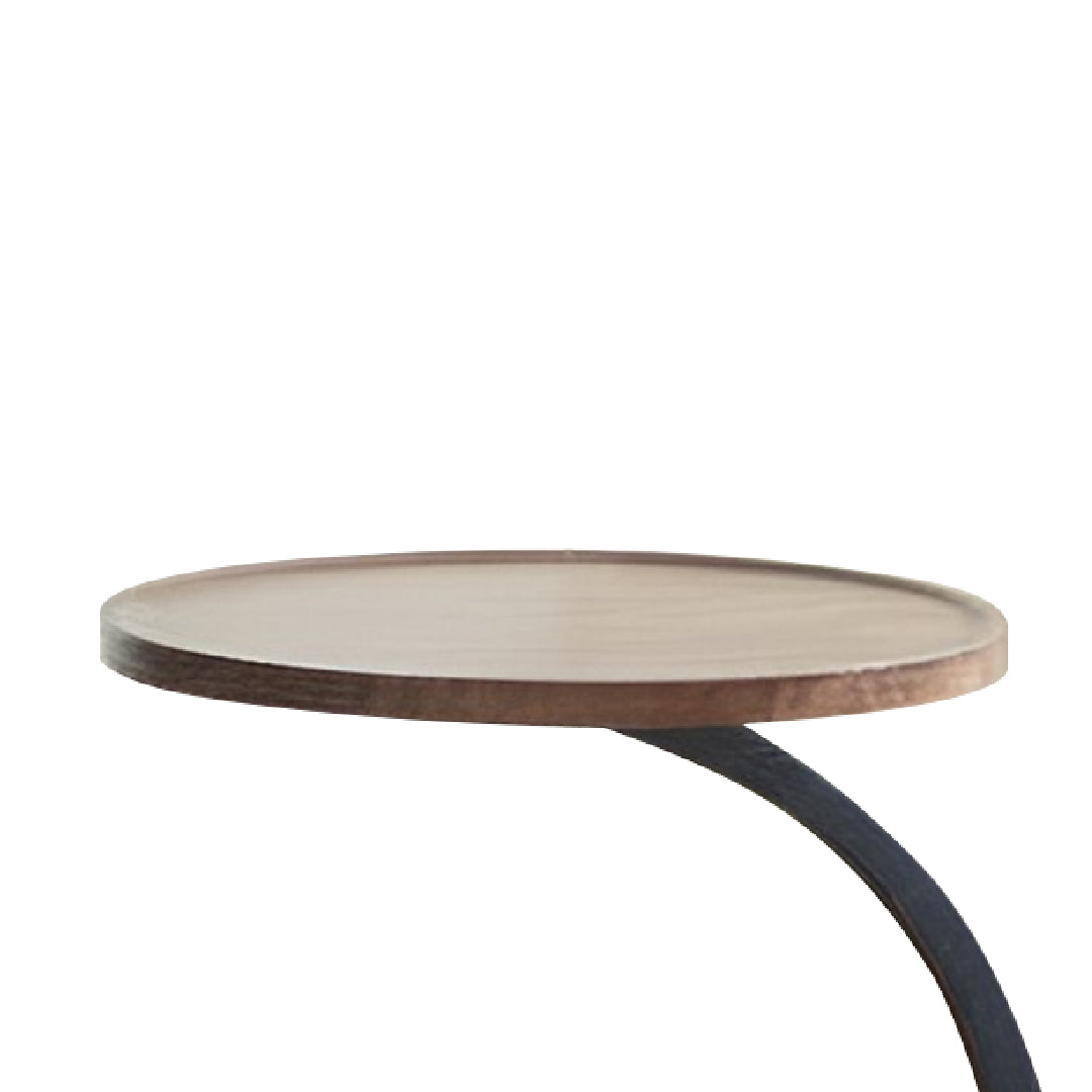 ANNA End Table with Wheels