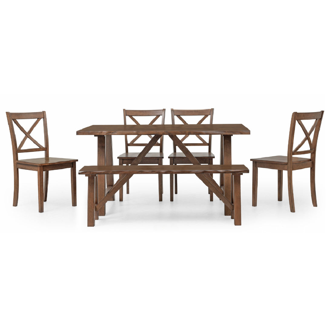 ARSEL 1.5M Dining Set (1T+4C+1B)