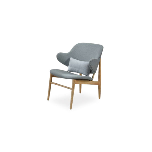 BELVOIR Lounge Chair (Ink/Oak)