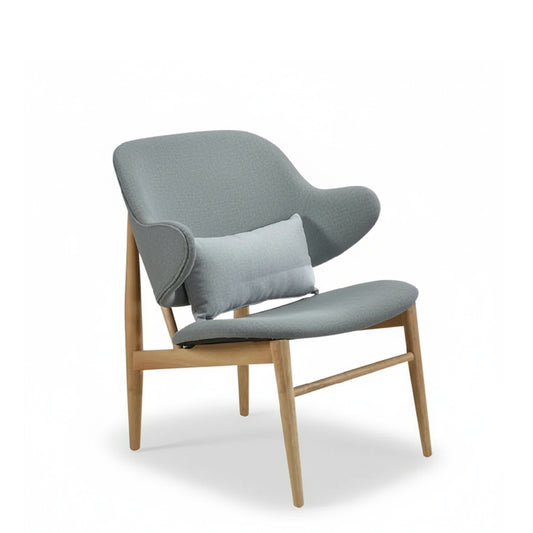 BELVOIR Lounge Chair (Ink/Oak)