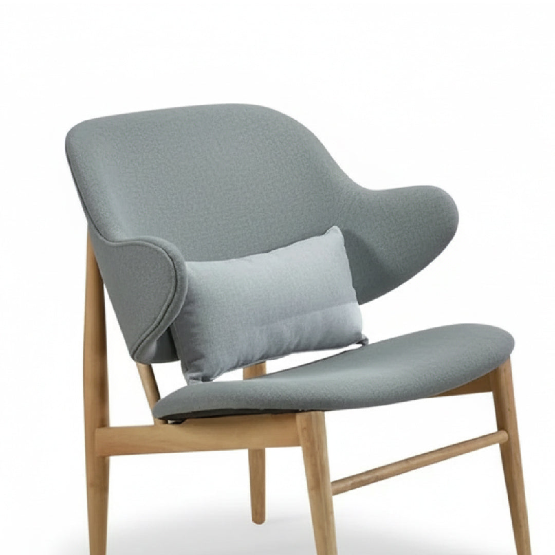 BELVOIR Lounge Chair (Ink/Oak)