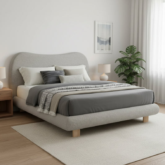 BILSTON Bed (Beige)