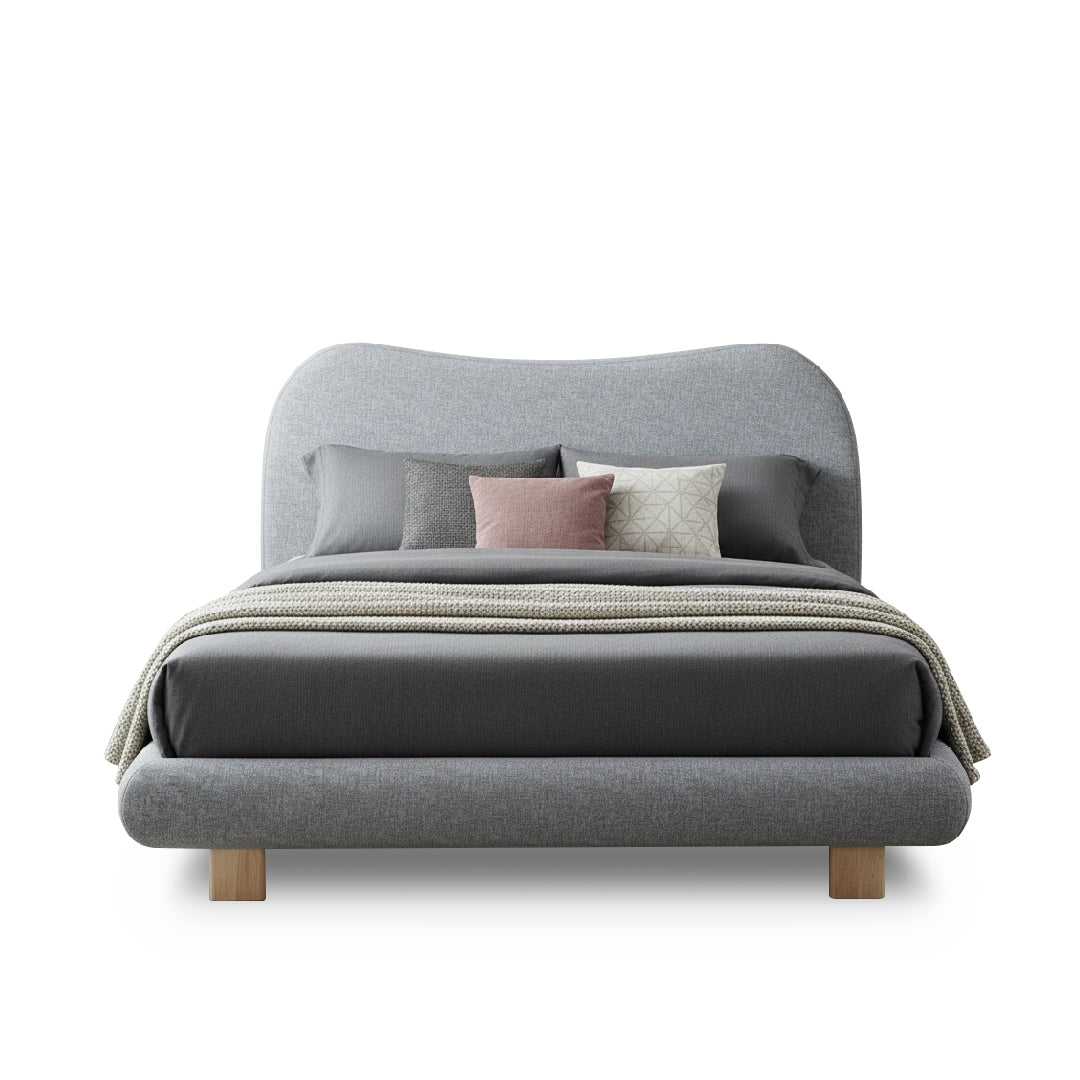 BILSTON Bed (Light Grey)