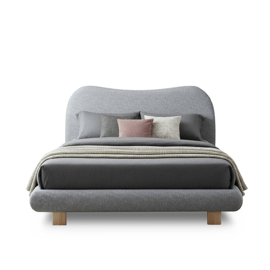 BILSTON Bed (Light Grey)