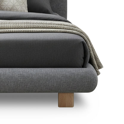 BILSTON Bed (Light Grey)