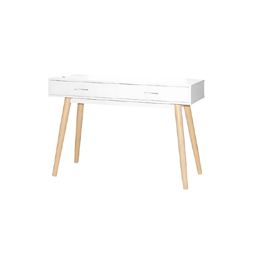 CILLY 1.2M Console Table (White/Natural)