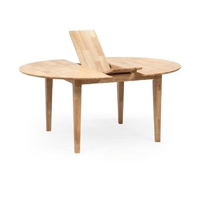 COACH II 1.2M Round Dining Table (Extendable) (Natural)