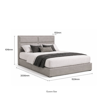 CORIANA Bed (Grey)