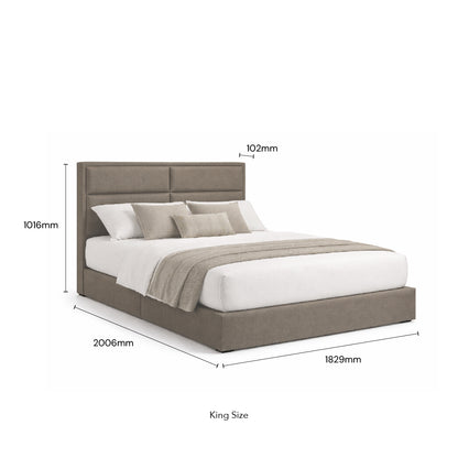 CORIANA Bed (Brown)