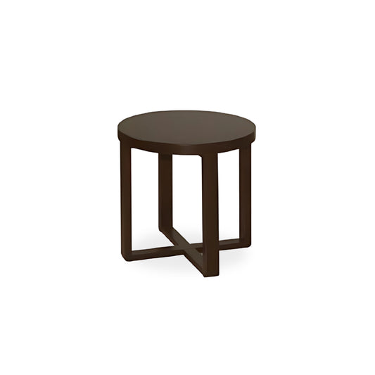 DEACON Round Lamp Table (Cappucino)