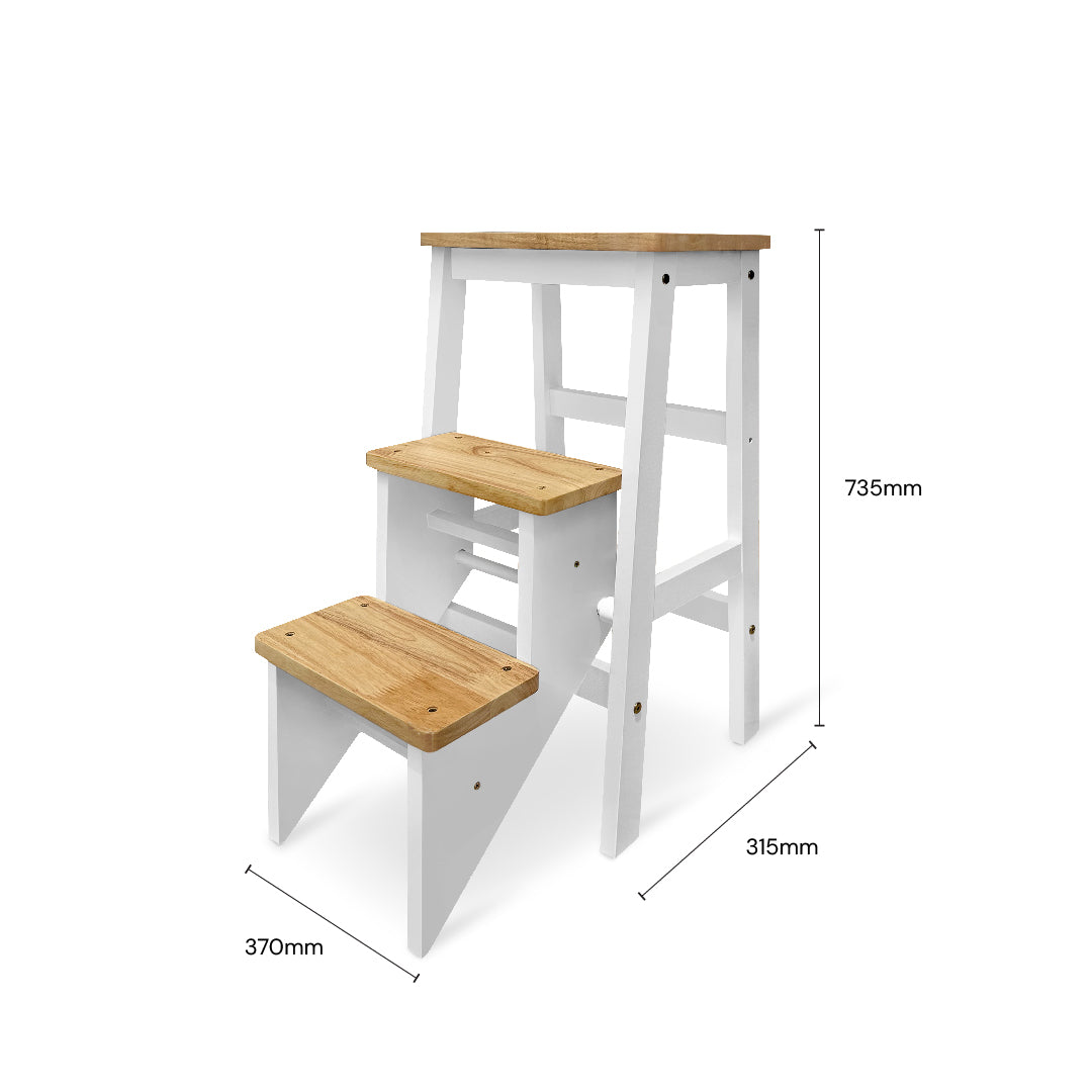 DAGNY Step Ladder (White)