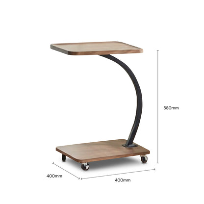 EEFA End Table with Wheels