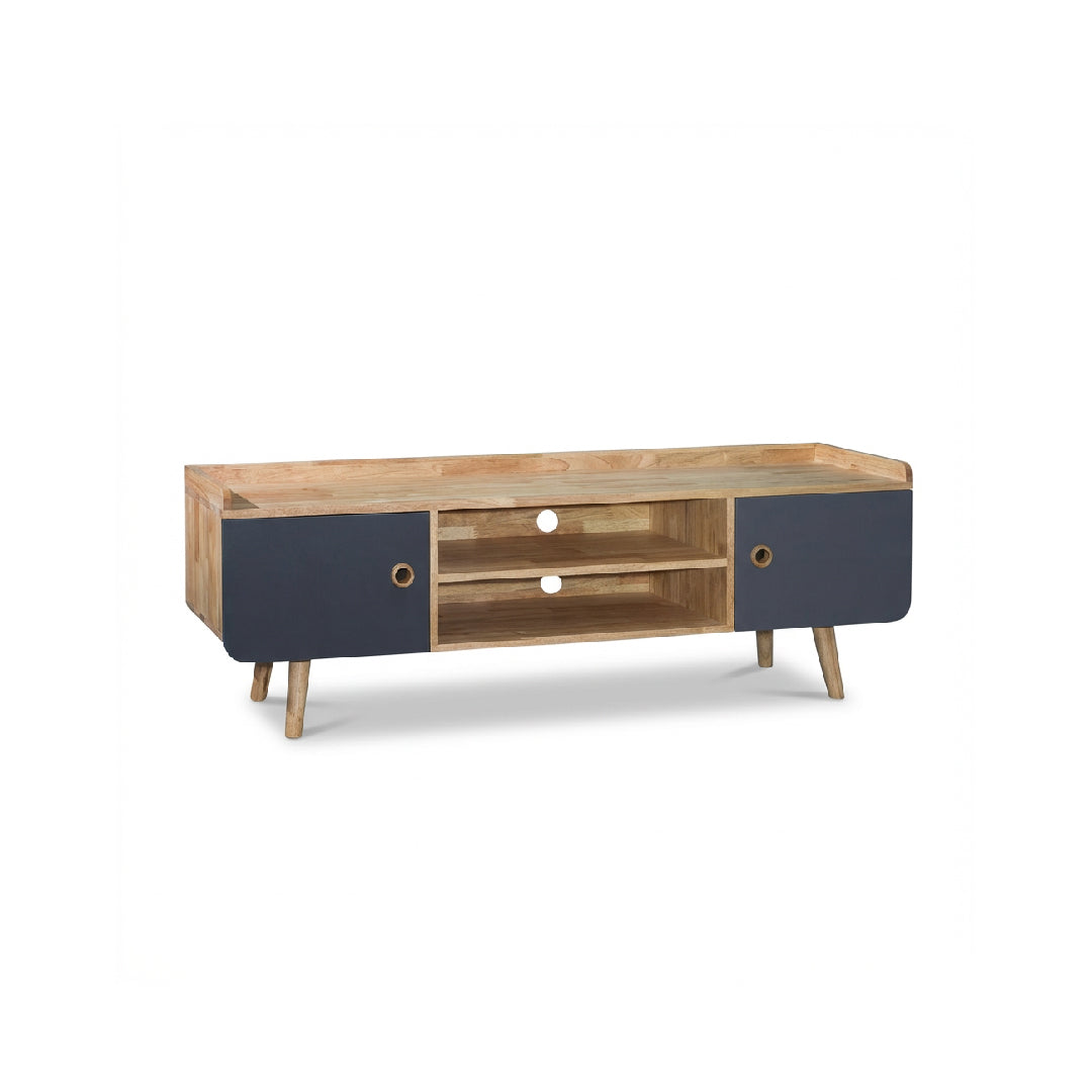 EVELISSE 6' TV Cabinet (Natural/Grey)