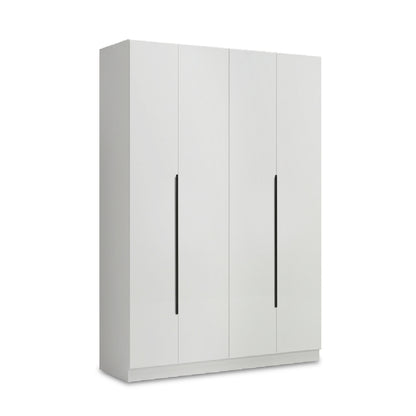 MOLDE 4 Door Wardrobe (White)