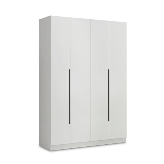 MOLDE 4 Door Wardrobe (White)