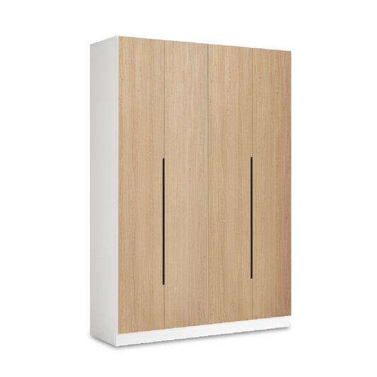 MOLDE 4 Door Wardrobe (Teak Wood)