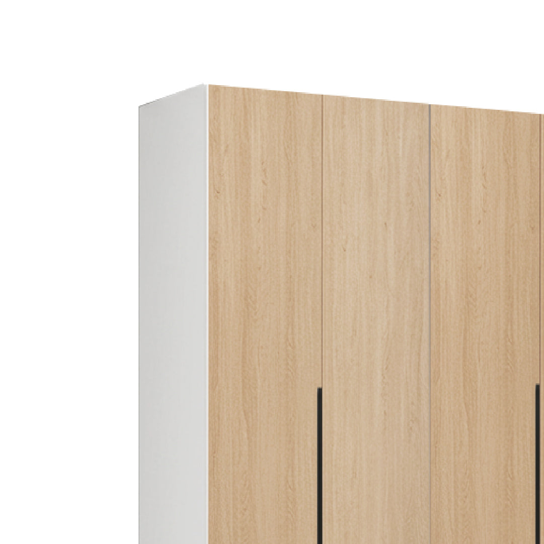 MOLDE 4 Door Wardrobe (Teak Wood)
