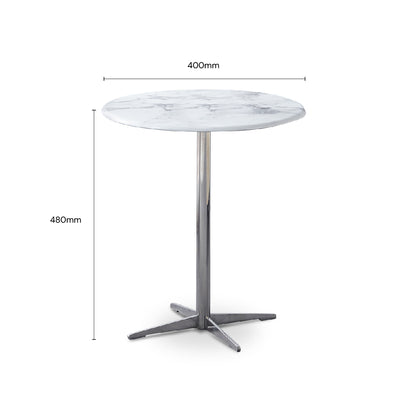 ELII Crystal Marble End Table