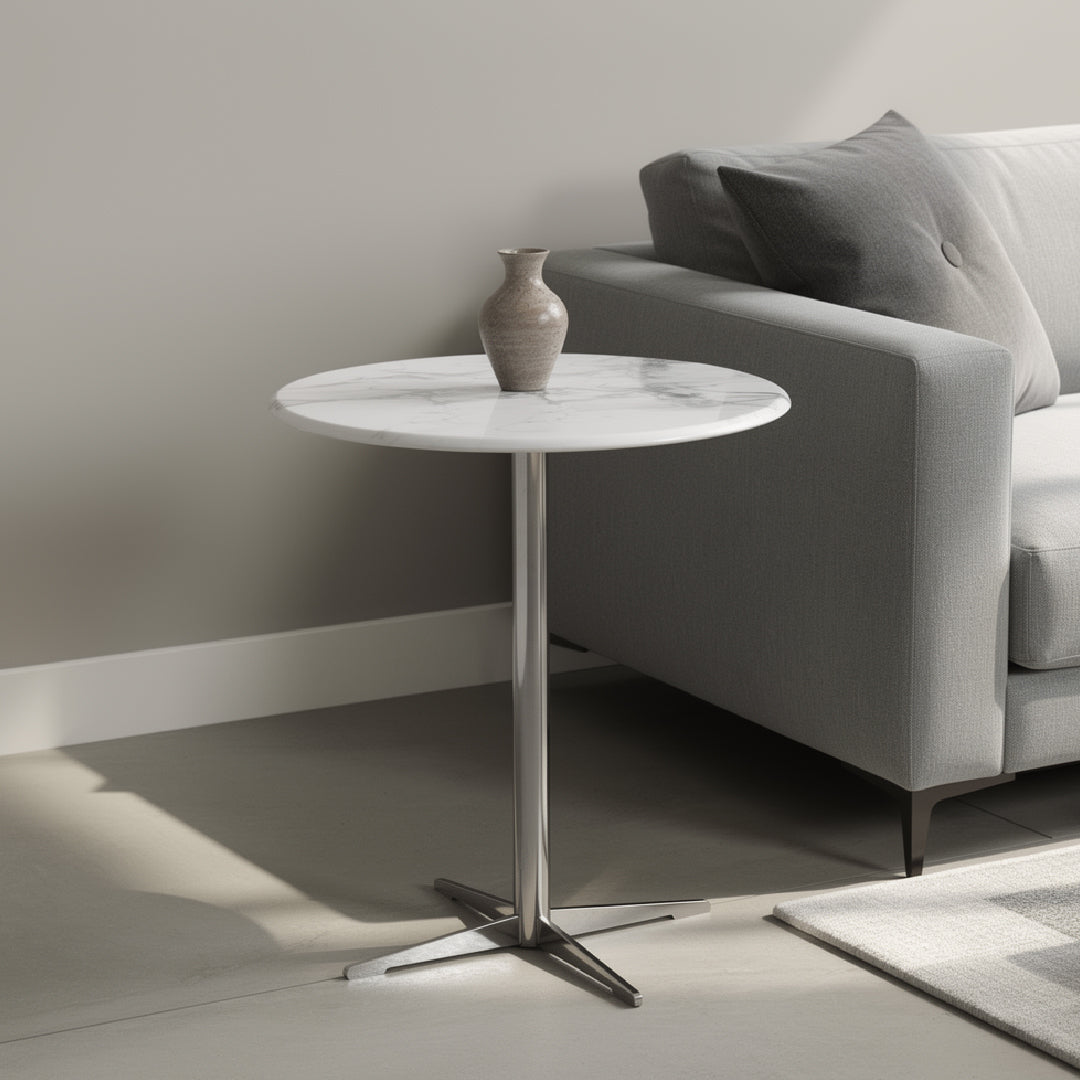 ELII Crystal Marble End Table