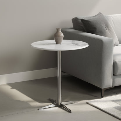 ELII Crystal Marble End Table