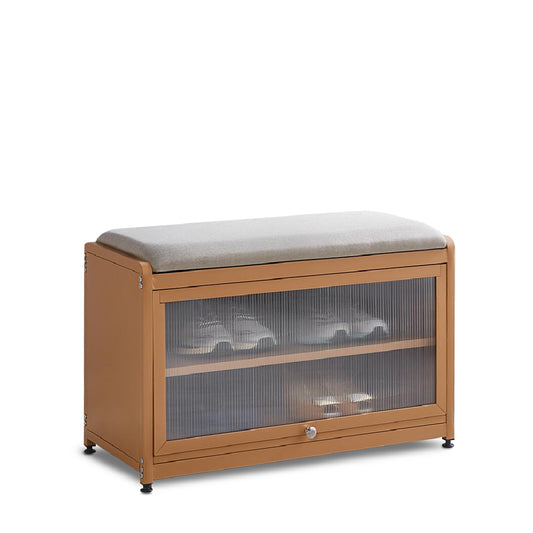 ESMEE 1 Door Shoe Cabinet (Copper Brown)