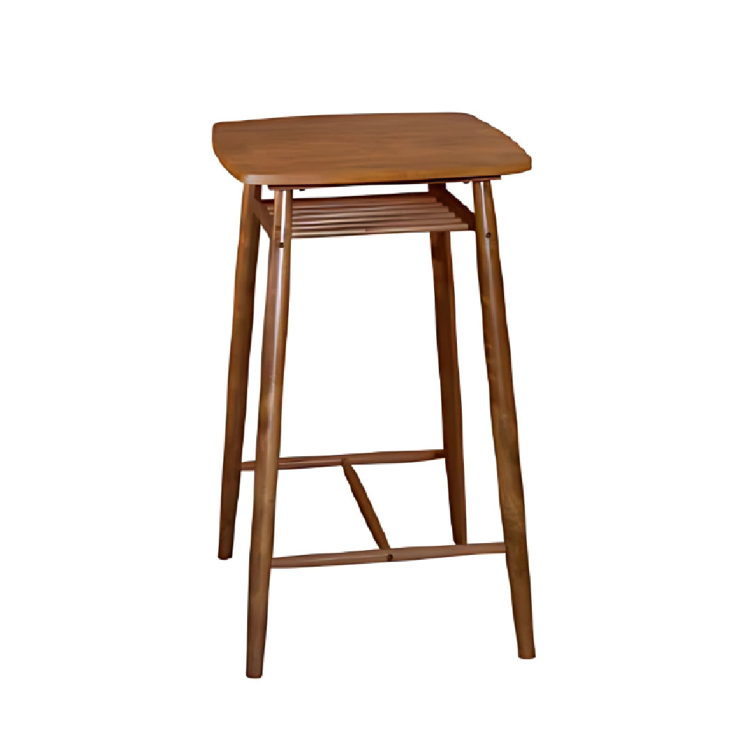 FLEX 0.6M Square Bar Table (Walnut)