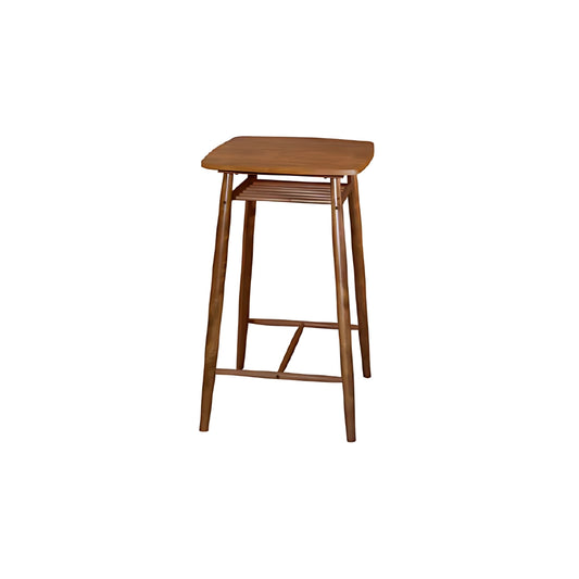 FLEX 0.6M Square Bar Table (Walnut)