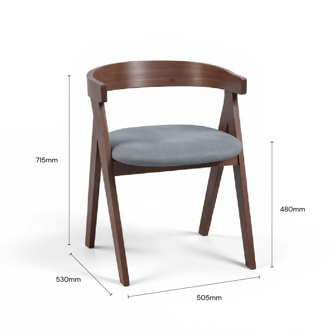 HAZELLIA Arm Chair (Merlot Beech)