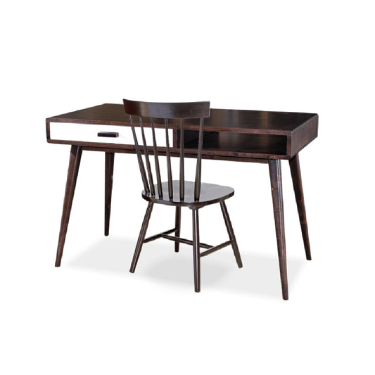 HOLO Writing Table with Chair Set (Cappuccino)
