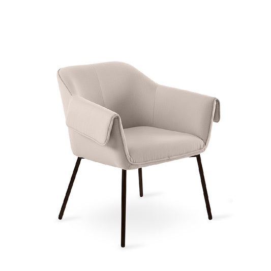 HANERA Arm Lounge Chair (Cream)
