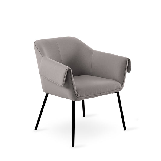 HANERA Arm Lounge Chair (Light Grey)