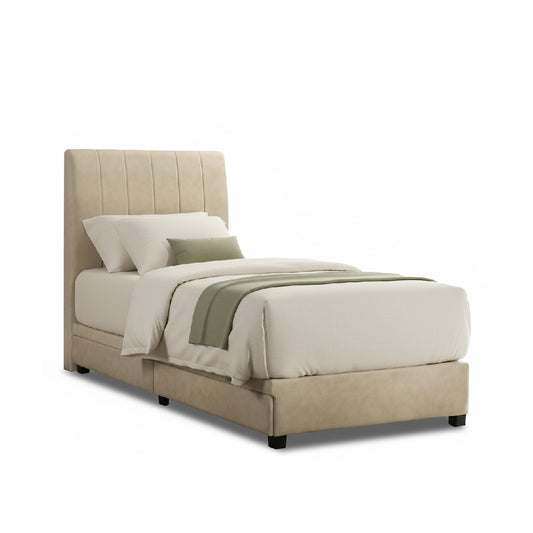 IMOLA Single Bed (Sand Beige)