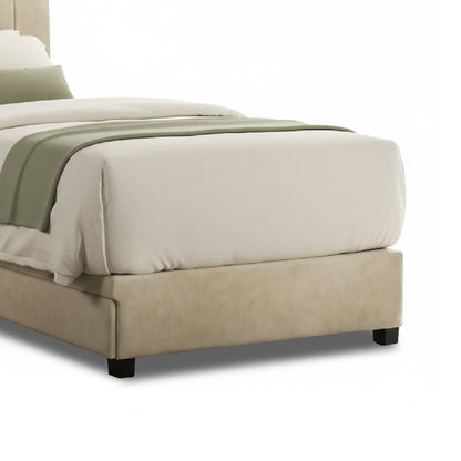 IMOLA Single Bed (Sand Beige)