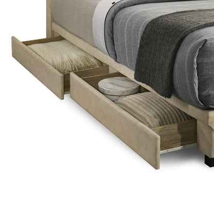 IMOLA Single Bed (Sand Beige)
