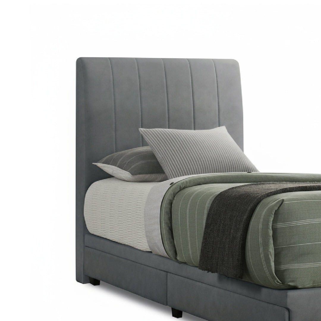 IMOLA Single Bed (Slate Grey)