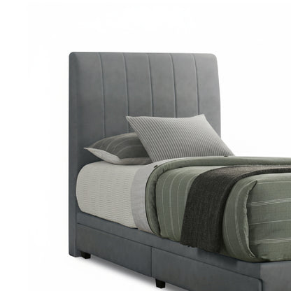 IMOLA Single Bed (Slate Grey)