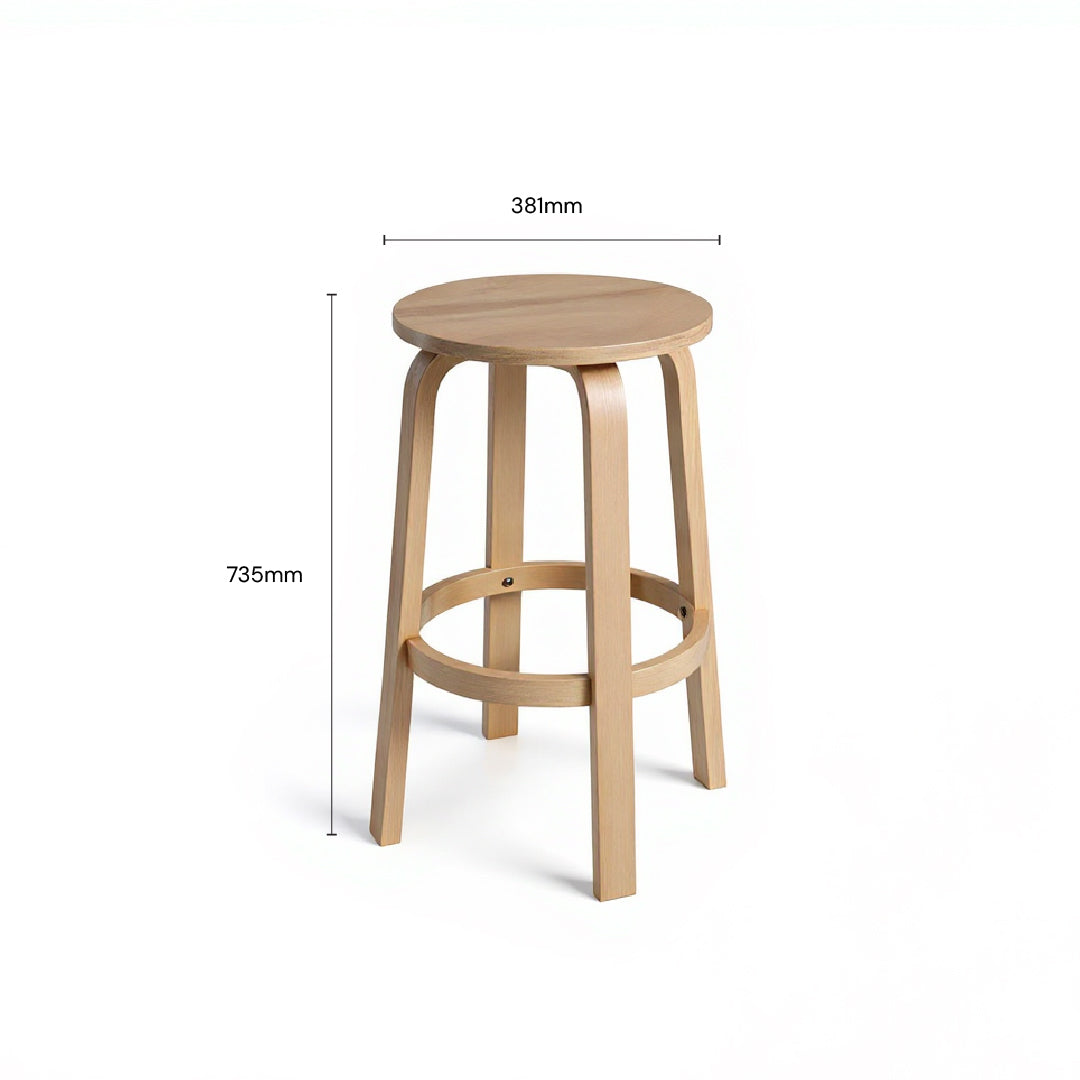 IRENE Bar Stool (Natural)