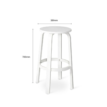IRENE Bar Stool (White)