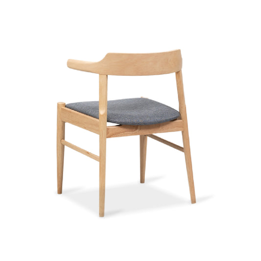 JOHNNY Arm Chair (Natural/Grey)