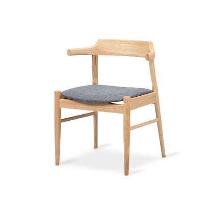 JOHNNY Arm Chair (Natural/Grey)