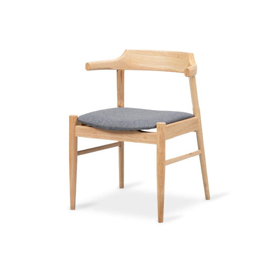 JOHNNY Arm Chair (Natural/Grey)