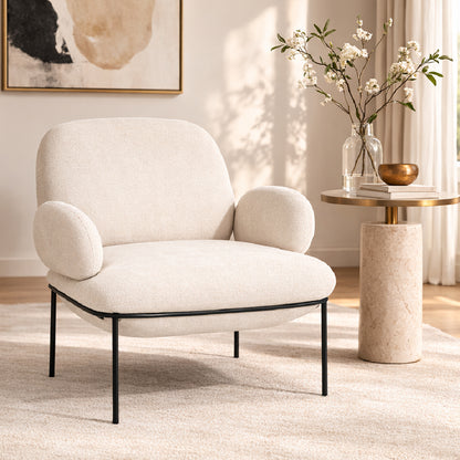 JANIE Arm Chair Light Beige