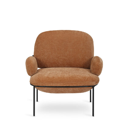 JANIE Arm Chair Camel Brown