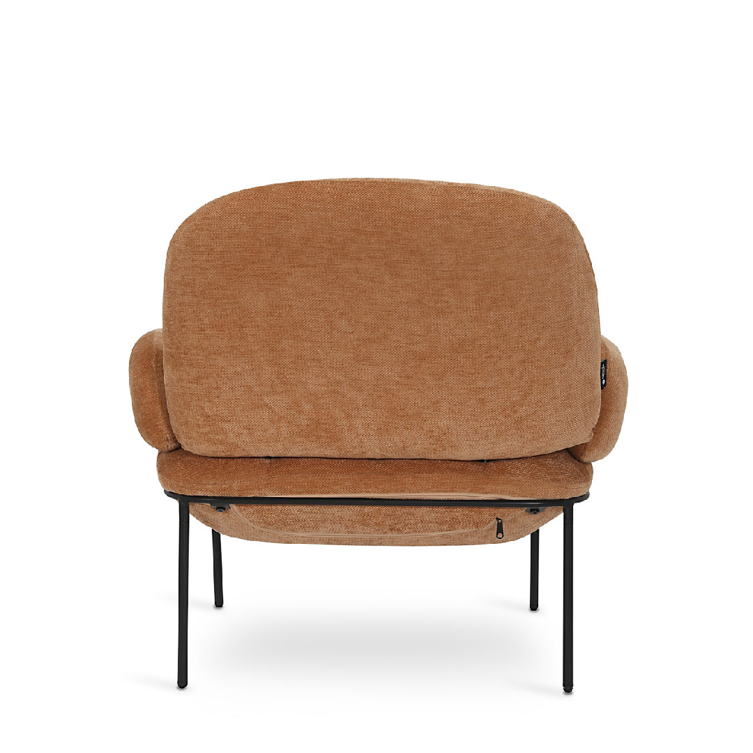 JANIE Arm Chair Camel Brown