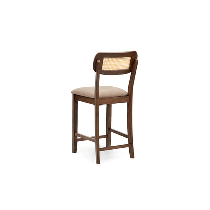 KIA Rattan Bar Chair 24" (Walnut)