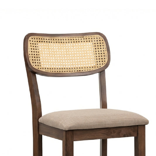 KIA Rattan Bar Chair 24" (Walnut)