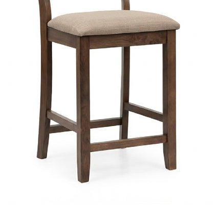 KIA Rattan Bar Chair 24" (Walnut)