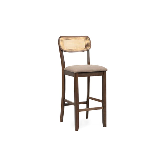 KIA Rattan Bar Chair (Walnut)