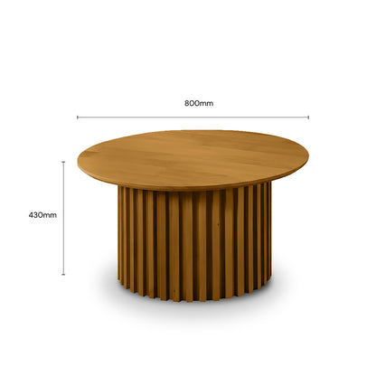 LARS Coffee Table Walnut Wood