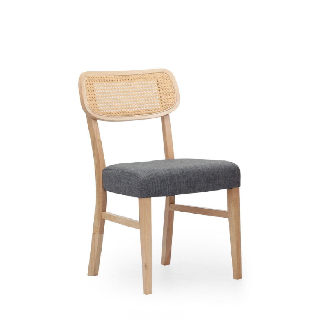 MAVELLE Rattan Chair (Natural/Grey)